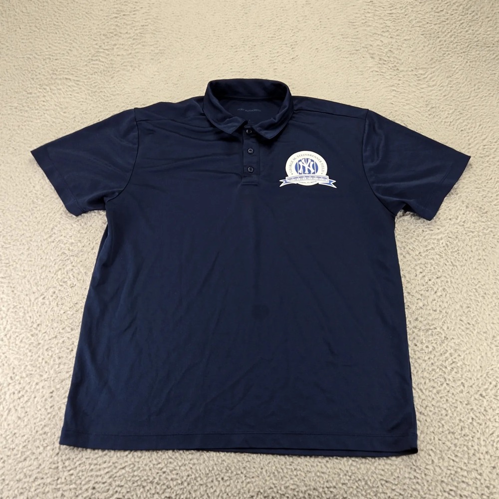 New York Yankees Shirt Mens Large Blue George M‎ Steinbrenner Field MLB Baseball